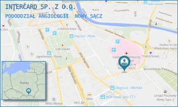 PODODDZIAŁ ANGIOLOGII - INTERCARD SP. Z O.O. - UL. MŁYŃSKA 5,  NOWY SĄCZ