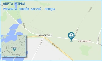 PORADNIA CHORÓB NACZYŃ - ANETA SIMKA - UL. SZKOLNA 19A,  PORĘBA
