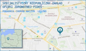 PORADNIA CHORÓB NACZYŃ - SPECJALISTYCZNY NIEPUBLICZNY ZAKŁAD OPIEKI ZDROWOTNEJ FIDES - JANA III SOBIESKIEGO 1,  LESZNO