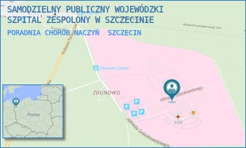 PORADNIA CHORÓB NACZYŃ - SAMODZIELNY PUBLICZNY WOJEWÓDZKI SZPITAL ZESPOLONY W SZCZECINIE - ALFREDA SOKOŁOWSKIEGO 11,  SZCZECIN