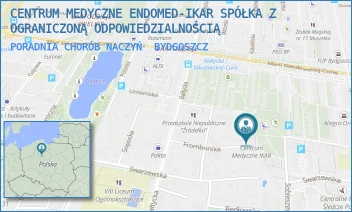 PORADNIA CHORÓB NACZYŃ - CENTRUM MEDYCZNE ENDOMED-IKAR SPÓŁKA Z OGRANICZONĄ ODPOWIEDZIALNOŚCIĄ - FROMBORSKA 18,  BYDGOSZCZ